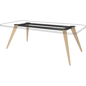 Lorell Wood Base for 96"W Rectangular Conference Table