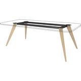 Lorell Wood Base for 96"W Rectangular Conference Table
