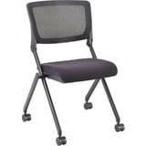 Lorell Mobile Mesh Back Nesting Chairs