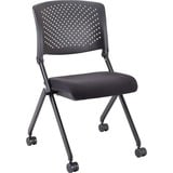 Lorell Upholstered Foldable Nesting Chairs