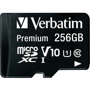 Verbatim Premium 256 GB Class 10/UHS-I (U1) microSDXC - 1 Pack