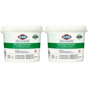 Clorox Healthcare Hydrogen Peroxide Cleaner Disinfectant Wipes