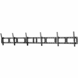 StarTech.com Wall Mount for TV, Monitor, Menu Board, Wall Mounting System - Black
