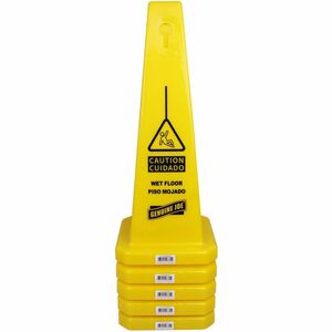 Genuine Joe Bright 4-sided Caution Safety Cone
