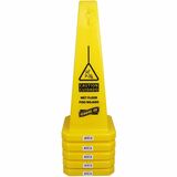 Genuine Joe Bright 4-sided Caution Safety Cone