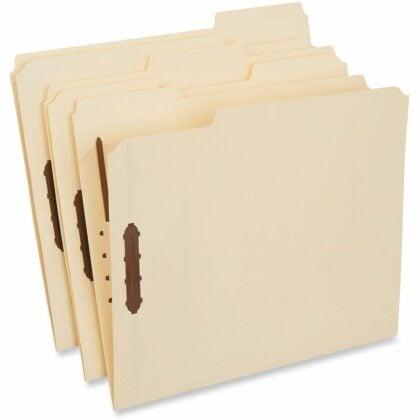 Universal 1/3 Tab Cut Letter Recycled Classification Folder