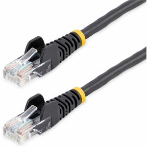 StarTech.com 50 ft Black Cat5e Snagless Patch Cable