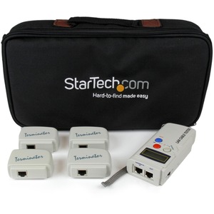 StarTech.com Professional RJ45 Network Cable Tester with 4 Remote Loopback Plugs