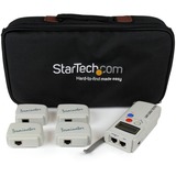 StarTech.com Professional RJ45 Network Cable Tester with 4 Remote Loopback Plugs