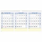 At-A-Glance QuickNotes Three Month Horizontal Wall Calendar