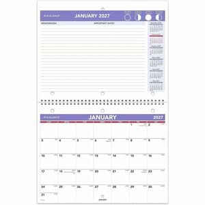 At-A-Glance Desk Wall Calendar