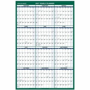 At-A-Glance Vertical Reversible Erasable Wall Calendar