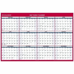 At-A-Glance Vertical Reversible Horizontal Erasable Wall Calendar