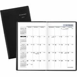 DayMinder Monthly Planner, Black, Pocket, 3 1/2" x 6"