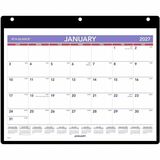 At-A-Glance Monthly Desk Wall Calendar with Jacket, Small, 11" x 8"