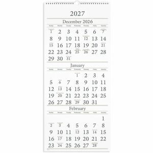 At-A-Glance 3-Month Wall Calendar