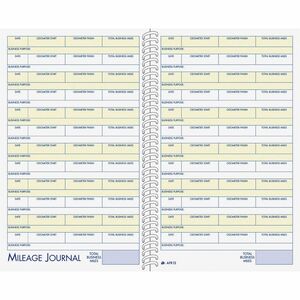 Adams Vehicle Mileage/Expense Journal Pocket