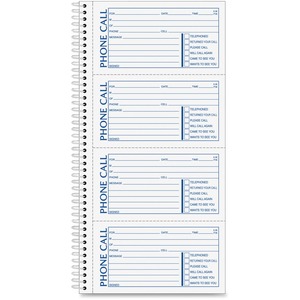 Adams Spiral Bound Phone Message Books