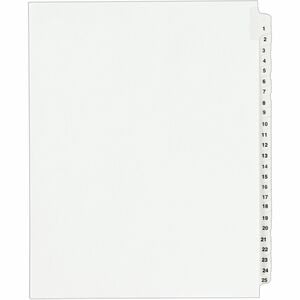 Avery&reg; Standard Collated Legal Exhibit Divider Sets - Avery Style