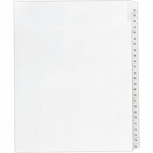 Avery&reg; Collated Legal Exhibit Dividers - Allstate Style
