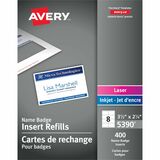 Avery&reg; Laser/Inkjet Badge Insert Refills