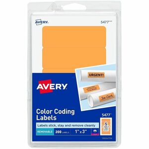 Avery&reg; Rectangular Color-Coding Labels