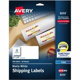Avery&reg; White Shipping Labels, Sure Feed&reg;, 2" x 4" , 200 Labels (8253)