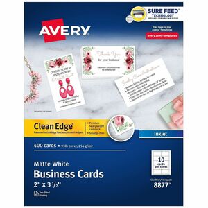 Avery Clean Edge Business Cards