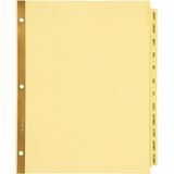 Avery&reg; Laminated Dividers - Gold Reinforced