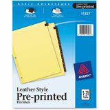 Avery&reg; Preprinted Tab Dividers - Clear Reinforced Edge