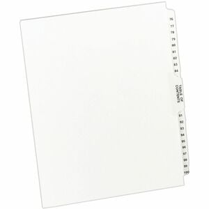 Avery&reg; Premium Collated Legal Exhibit Dividers with Table of Contents Tab - Avery Style