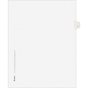 Avery&reg; Individual Legal Exhibit Dividers - Avery Style - Unpunched