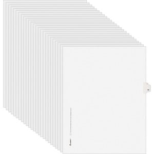 Avery&reg; Individual Legal Exhibit Dividers - Avery Style - Unpunched