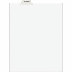 Avery&reg; Individual Legal Exhibit Dividers - Avery Style - Unpunched