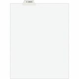 Avery&reg; Individual Legal Exhibit Dividers - Avery Style - Unpunched