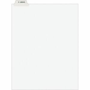Avery&reg; Individual Legal Exhibit Dividers - Avery Style - Unpunched
