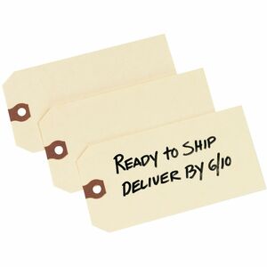 Avery Unstrung Shipping Tags, 11.5 pt. Stock, 5-1/4" x 2-5/8" , 1,000 Manila Hang Tags