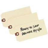 Avery Unstrung Shipping Tags, 11.5 pt. Stock, 5-1/4" x 2-5/8" , 1,000 Manila Hang Tags