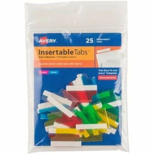 Avery&reg; Index Tabs with Printable Inserts