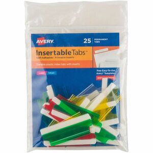 Avery&reg; Index Tabs with Printable Inserts