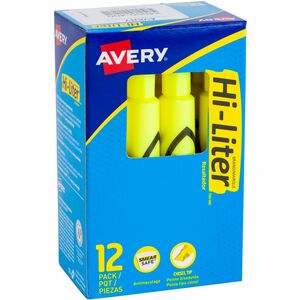 Avery&reg; Desk-Style, Fluorescent Yellow, 1 Count (24000)