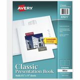 Avery&reg; White Presentation Book