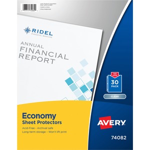 Avery&reg; Economy-Weight Sheet Protectors
