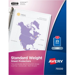 Avery&reg; Standard-Weight Sheet Protectors