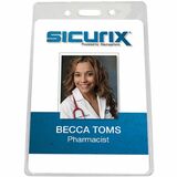 SICURIX Vertical ID Badge Holder