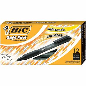BIC SoftFeel Retractable Ball Pens