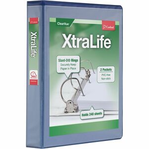 Cardinal Xtralife ClearVue Locking Slant-D Binders