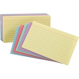 Oxford Ruled Rainbow Pack Index Cards
