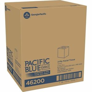 Pacific Blue Select Facial Tissue by GP Pro - Cube Box