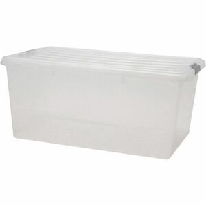 IRIS Clear Storage Boxes with Lids